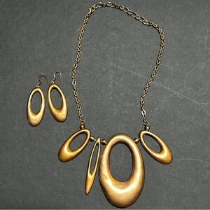 Bundle for 3/$12 Brass/cooper tone statement jewelry set